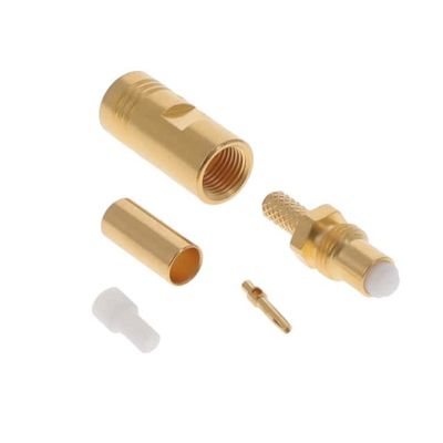 Elektronik R114075000 RF Koaksiyel Bağlantılar 25.1mm Uzunluk Crimp Terminasyon