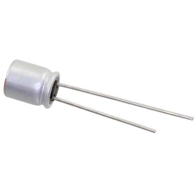 8 mm uzunlukta kutup alüminyum polimer kondansatör RS80J331MDNASQ Radial Terminasyon